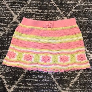 Crocheted Janie and Jack skirt